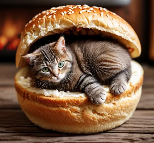 귀여운 고양이,sesame bun,bagel,presburger,kaiser roll,katchen,cheeseburger,cheezburger,borger,cat image,gourmand,cat european,bagels,meusburger,cat resting,hamburger,catroux,big hamburger,breading,little br