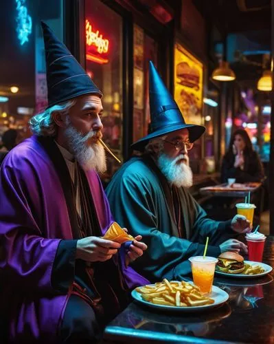 monks,gnomes at table,three wise men,the three wise men,archimandrite,wizards,orthodoxy,saint nicholas' day,celebration of witches,nuns,the abbot of olib,holy supper,vendors,elves,wise men,gnomes,ramadan,orthodox,witches,santons,Illustration,Black and White,Black and White 19