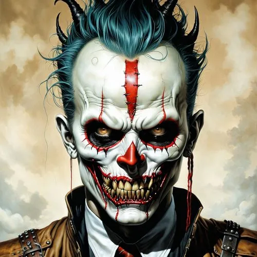 wason,bolland,two face,psychobilly,genest,brubaker,Illustration,Realistic Fantasy,Realistic Fantasy 10