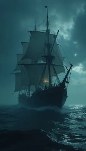 whaleship,sea sailing ship,galleon,sail ship,sailing ship,ghost ship,Photography,General,Fantasy