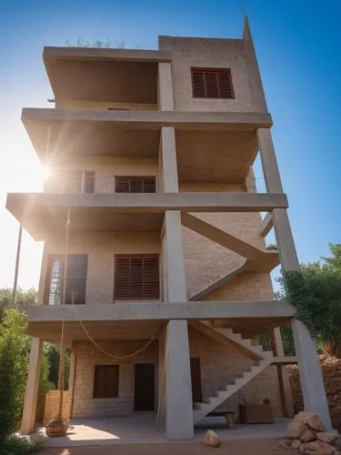 habitat 67,multi-story structure,bandiagara,karnak,observation tower,dunes house,nuweiba,lookout tower,kariz,olduvai,corbu,multistorey,numaniyah,syringe house,kundig,brutalism,makli,abandoned building