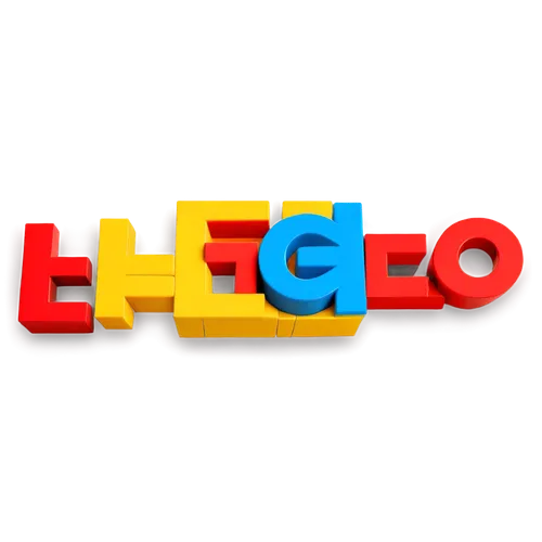 Lego logo, colorful bricks, 3D effect, bright yellow background, bold font, red and blue squares, symmetrical composition, centered, close-up shot, high contrast, detailed texture, shiny surface, bran