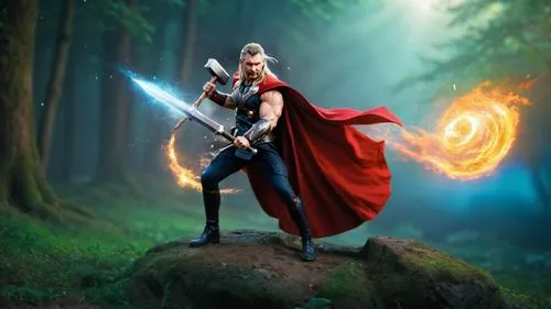 god of thunder,midgard,sephiroth,female warrior,vax figure,firewind,agron,etheria,varus,thundra,auditore,thor,thunderer,illyria,firebrand,yavana,sorceror,thors,sorceress,furia