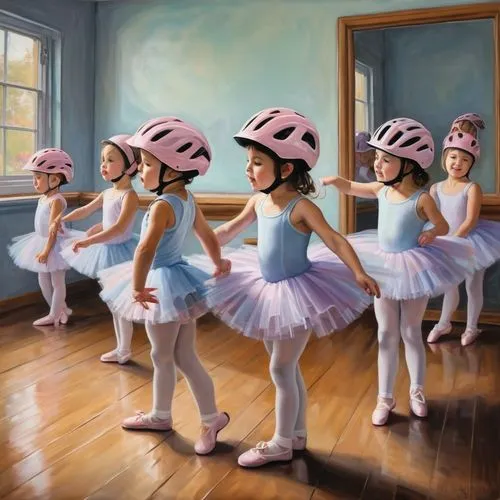 ballerinas,little girl ballet,girl ballet,ballet tutu,dancers,ballet,Illustration,Realistic Fantasy,Realistic Fantasy 28