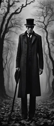 bram stoker,slender,film noir,undertaker,al capone,holmes,dark gothic mood,halloween background,ringmaster,rorschach,sherlock holmes,investigator,detective,hatter,halloween poster,blind alley,smoking man,chaplin,mobster,silent film,Photography,Black and white photography,Black and White Photography 07