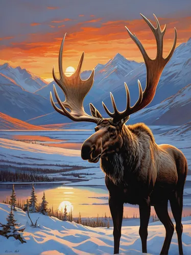 buffalo plaid antlers,elk,elk bull,buffalo plaid deer,bull moose,caribou,bull elk resting,moose,barren ground caribou,buffalo plaid reindeer,moose antlers,buffalo plaid red moose,bull elk on lateral moraine,manchurian stag,glowing antlers,winter deer,red deer,elk reposing on lateral moraine,deer illustration,deer bull,Illustration,Realistic Fantasy,Realistic Fantasy 06