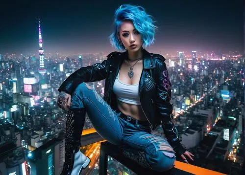 cyberpunk,shanghai,above the city,blue hair,birds of prey-night,teal blue asia,taipei,hong,punk,tokyo city,hk,asia,asian vision,tokyo ¡¡,aqua,tokyo,hong kong,blu,sky rose,indigo,Photography,Black and white photography,Black and White Photography 04