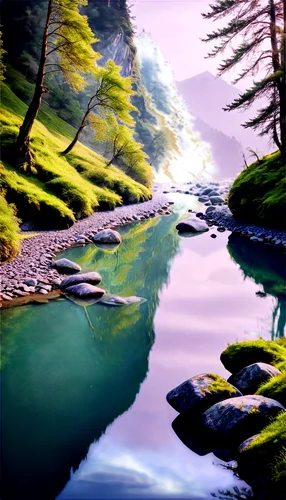 river landscape,waterscape,virtual landscape,world digital painting,landscape background,forest lake,water scape,digital painting,a river,small landscape,mountainlake,lake,nature background,a small lake,river bank,alpine lake,waterway,evening lake,an island far away landscape,mountain lake,Conceptual Art,Sci-Fi,Sci-Fi 05