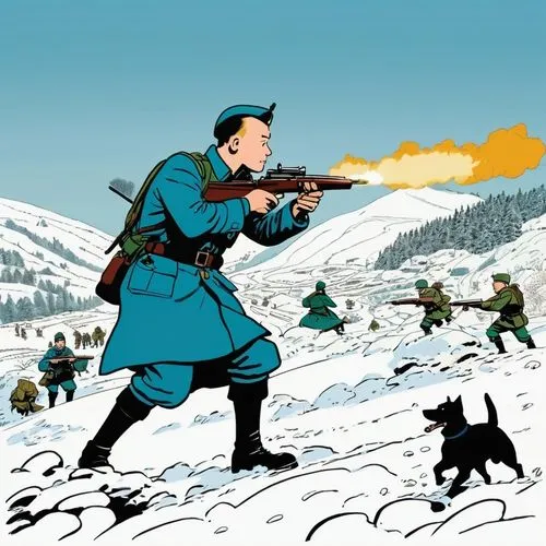 herge,bastogne,tintin,soldaten,ludendorff,alpini,tannenberg,skotnikov,yezhov,stalingrad,cameronians,chukchi,kcna,shoygu,franquin,czechoslovaks,bardufoss,narvik,vitez,signallers,Illustration,Vector,Vector 11