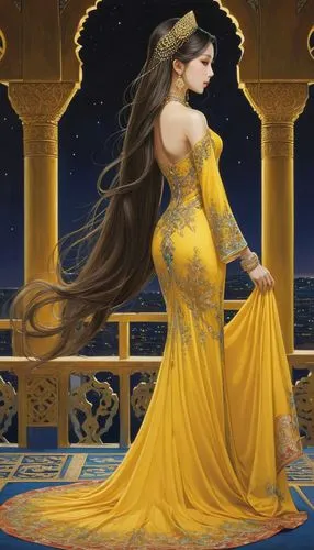 sheherazade,frigga,rapunzel,mastani,seregil,anarkali,Illustration,Realistic Fantasy,Realistic Fantasy 08