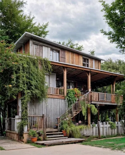 WALL PIAIN  ,garden ront and pool,mid century house,timber house,garden elevation,mid century modern,tree house hotel,ruhl house,wood deck,dunes house,half-timbered,1955 montclair,wooden house,stilt h