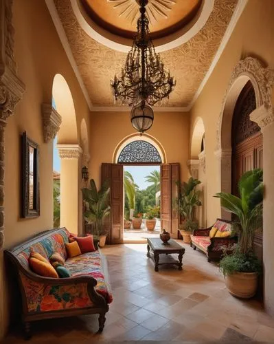 moroccan pattern,riad,palmilla,amanresorts,archways,cochere,vaulted ceiling,inside courtyard,marocco,morocco,patio,marrakesh,loggia,stucco ceiling,courtyard,interior decor,verandah,alcove,hacienda,marocchi,Conceptual Art,Graffiti Art,Graffiti Art 02