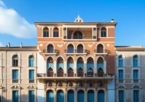 a very big building with some nice windows,palazzo barberini,palazzo,ferrara,cagliari,palazzolo,venetian hotel,Photography,General,Realistic