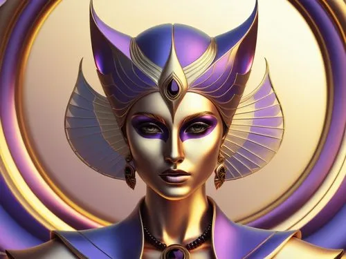 a very pretty girl with big eyes wearing silver hair,akhnaten,nefertiti,atem,sotha,nephthys,wadjet,Illustration,Realistic Fantasy,Realistic Fantasy 45