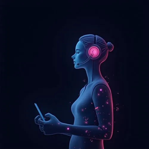 neurotechnology,generative ai,artificial intelligence,transhumanism,girl at the computer,ai