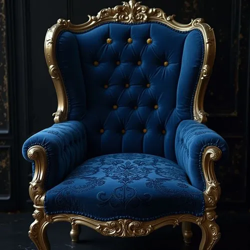 wing chair,armchair,wingback,throne,the throne,chair,upholsterers,upholstered,sillon,antique furniture,reupholstered,upholstery,royale,upholsterer,mazarine blue,upholstering,old chair,trone,royal blue,biedermeier,Photography,General,Realistic