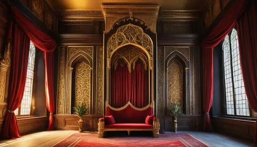 ornate room,royal interior,the throne,throne,victorian room,château de chambord,bedchamber,royal castle of amboise,chateauesque,danish room,ritzau,highclere castle,ornate,four poster,furnishings,interior decor,enfilade,antechamber,parlor,baroque,Art,Artistic Painting,Artistic Painting 08