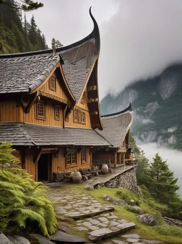 house in mountains,house in the mountains,mountain huts,mountain hut,wooden houses,alpine village,wooden house,the cabin in the mountains,log home,alpine hut,house with lake,mountain settlement,alpine pastures,roof landscape,log cabin,traditional house,tonnant,chalet,mountain village,lonely house,Illustration,Retro,Retro 21