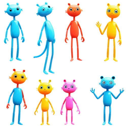 lumo,3d teddy,gradient mesh,gummybears,plug-in figures,neon ghosts,colored lights,bluebear,doll figures,play figures,moppets,figurines,gumball,rainbow jazz silhouettes,ice bears,teddybears,figure group,megaplumes,neon human resources,sprites,Conceptual Art,Sci-Fi,Sci-Fi 03