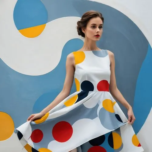 mondrian,polka dot dress,marimekko,roy lichtenstein,harlequin,blumenfeld,mondriaan,trenaunay,mapei,wesselmann,cool pop art,pop art style,dots,leger,orphism,pop art girl,polkadot,yelle,polka dot paper,dotty,Illustration,Black and White,Black and White 32