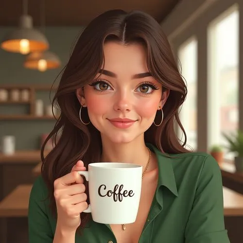 woman drinking coffee,coffee background,coffee tea illustration,barista,expresso,espresso,Illustration,Vector,Vector 06