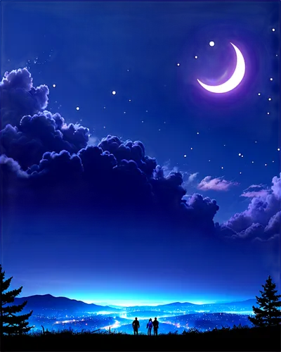 moon and star background,moonlit night,crescent moon,moon and star,night sky,night scene,twiliight,nightsky,clear night,the night sky,moon night,stars and moon,landscape background,night image,night stars,nightscape,moonlit,romantic night,moonlight,the moon and the stars,Illustration,Vector,Vector 19