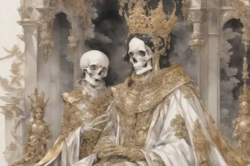 lich,skull with crown,skull statue,skull bones,skeletons,vanitas,pontiffs,memento mori,skelly,gothic portrait,skelid,vieria,scull,reredos,pontiff,skeletal,calaveras,archbishop,death god,pontifices,Dig