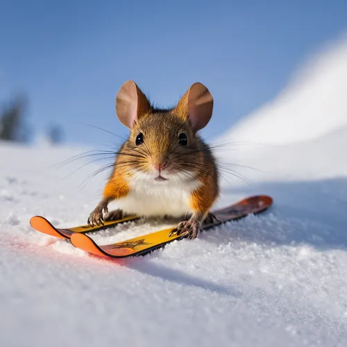 ski mountaineering,meadow jumping mouse,snowboarder,white footed mouse,wood mouse,snowshoe,mouse bacon,grasshopper mouse,winter animals,ski touring,alpine skiing,field mouse,cross-country skier,nordic skiing,cross-country skiing,mouse trap,snow slope,mouse,winter sport,mousetrap,Illustration,Paper based,Paper Based 17