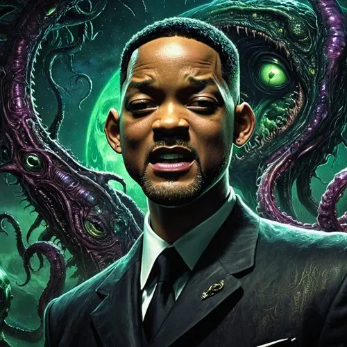 lovecraft,lovecraftian,fishburne,rza,cthulhu,mosley,Illustration,Realistic Fantasy,Realistic Fantasy 47