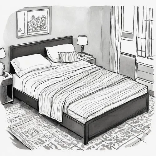 bedspreads,guestroom,bedstead,bedspread,bed linen,bedsides,Illustration,Vector,Vector 11