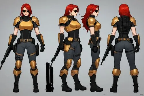 bloodrayne,romanoff,derivable,mercenaria,katarina,karai,cinnabar,rifle,brigette,turnarounds,femforce,starfires,bulletgirl,concept art,epica,huntress,black widow,mahvash,3d model,askani,Unique,Design,Character Design