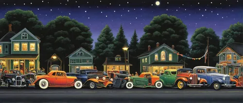 christmas cars,vintage cars,classic cars,night scene,american classic cars,morris eight,classic car meeting,christmas caravan,automobiles,old cars,hotrods,christmas retro car,the holiday of lights,carolers,miniature cars,auburn speedster,carol singers,christmas scene,vintage car,classic car,Conceptual Art,Daily,Daily 33