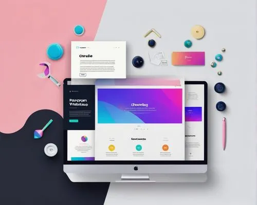 landing page,dribbble,flat design,web mockup,web design,webdesign,wordpress design,portfolio,colorful foil background,website design,color picker,web designer,vimeo,color circle articles,graphic design studio,gradient effect,abstract design,design elements,dribbble icon,homepage,Unique,Design,Knolling