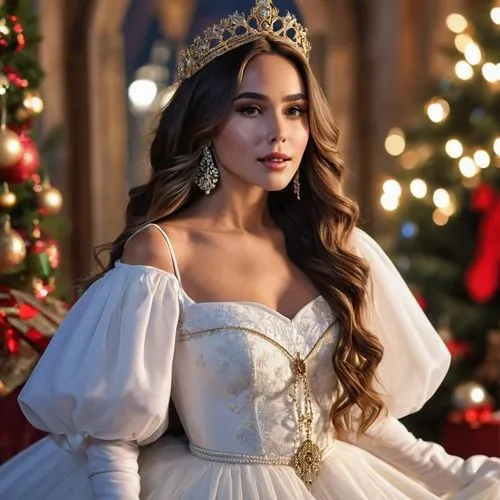 christmas angel,santapaola,anfisa,tiara,christmas woman,white rose snow queen,Photography,General,Realistic