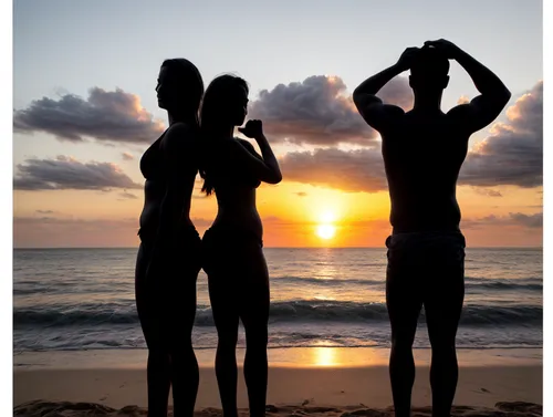 Put the 2 figures side by side.  A picture on the beach.  Sunset in the background.,couple silhouette,vintage couple silhouette,loving couple sunrise,graduate silhouettes,honeymoons,women silhouettes,