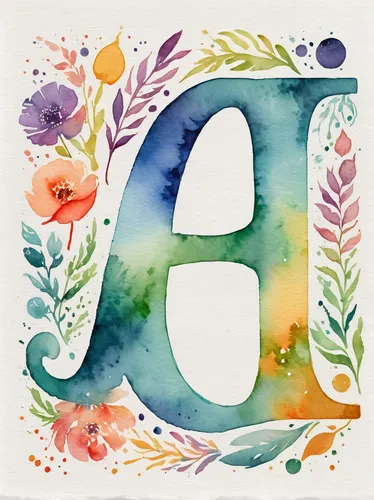 watercolor wreath,letter b,watercolor floral background,numerology,a8,five,a3,a4,letter e,letter d,6d,letter c,eight,six,birth sign,a6,number,letter o,6-cyl,letter s,Illustration,Paper based,Paper Based 25