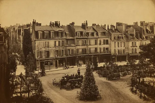 montmartre,july 1888,the boulevard arjaan,paris,universal exhibition of paris,boulevard,waterloo plein,xix century,champ de mars,de ville,19th century,paris shops,passeig de gracia,1900s,place saint-pierre,paris balcony,encarte,victorian,townscape,paris cafe,Photography,Black and white photography,Black and White Photography 15