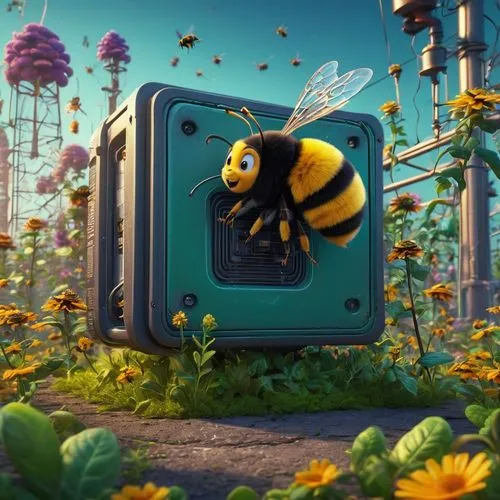 bee,flowbee,pollinate,boultbee,buzznet,pollinator,Photography,General,Fantasy