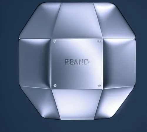 a metallic object with the word nd on it,beamwidth,ball cube,rotating beacon,prism ball,gradient mesh,fermium,Photography,General,Realistic