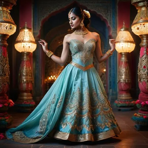 Eine Indische Tempeltänzerin,indian bride,diwali,jasmine blue,mehendi,indian girl,pooja,diwali festival,quinceañera,ball gown,bridal dress,bridal clothing,oriental princess,radha,cinderella,veena,kami