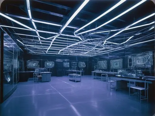 computer room,ufo interior,laboratories,laboratory,sulaco,chemical laboratory,nightclub,cleanrooms,conference room,photonics,lab,the server room,lighting system,data center,plasma lamp,neon human resources,spacetec,cleanroom,spacelab,arktika,Photography,Black and white photography,Black and White Photography 15