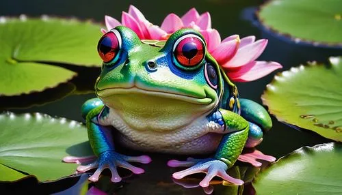 kawaii frog,pond frog,kawaii frogs,water frog,green frog,coral finger tree frog,frog king,red-eyed tree frog,pond flower,amphibian,woman frog,jazz frog garden ornament,lily pad,frog prince,shrub frog,amphibians,frog figure,frog background,bull frog,flower animal,Conceptual Art,Daily,Daily 18