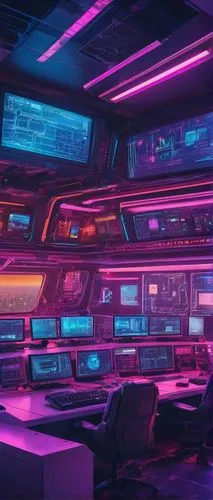 spaceship interior,ufo interior,computer room,spaceland,spaceship space,retro diner,80's design,cyberscene,cyberpunk,scifi,futuristic landscape,futuristic,spaceport,cyberworld,cybertown,cyberia,nightclub,sci - fi,cybercity,neon coffee,Conceptual Art,Sci-Fi,Sci-Fi 27