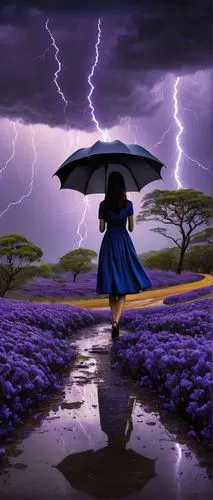 purple rain,monsoon banner,senetti,monsoon,jacaranda,little girl with umbrella,purple,thunderstorm,purple landscape,thunderstorm mood,mary poppins,storm,purple pageantry winds,umbrella,purple background,la violetta,storm ray,man with umbrella,fantasy picture,ipê-purple,Illustration,Black and White,Black and White 09