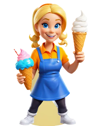 woman with ice-cream,ice cream icons,ice cream maker,hostess,ice cream cone,advertising figure,scooper,confectioner,girl in overalls,pastry chef,soft serve ice creams,candy island girl,ice cream van,childcare worker,child care worker,scoops,geppetto,female worker,smurf figure,frozen dessert,Unique,Pixel,Pixel 05