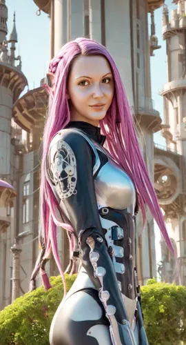 violet head elf,scandia gnome,anime 3d,rapunzel,3d rendered,scandia gnomes,cgi,3d model,sterntaler,vax figure,game character,luka,main character,mezzelune,3d fantasy,fatayer,disney character,character animation,shallot,mother bottom