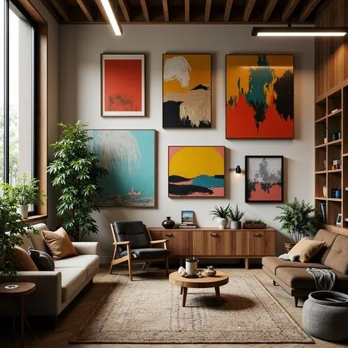 modern decor,mid century modern,living room,interior design,contemporary decor,livingroom,interior modern design,modern living room,apartment lounge,loft,sitting room,interior decor,interior decoration,mid century,modern room,home interior,the living room of a photographer,wall decor,mid century house,great room