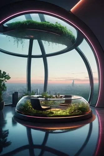 futuristic landscape,sky space concept,futuristic architecture,sky apartment,electrohome,ufo interior,futuristic,futuristic art museum,arcology,terrarium,spaceship interior,balconied,ecotopia,skycycle,virtual landscape,floating islands,roof landscape,airspaces,utopian,spacehab,Art,Classical Oil Painting,Classical Oil Painting 09