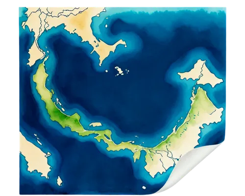 bathymetry,thermohaline,paleoclimate,supercontinent,beringia,seamounts,relief map,perlin,polynya,robinson projection,minor outlying islands,bathymetric,malpelo,atolls,southern ocean,chicxulub,supercontinents,gyres,oceania,polynesia,Illustration,Japanese style,Japanese Style 18