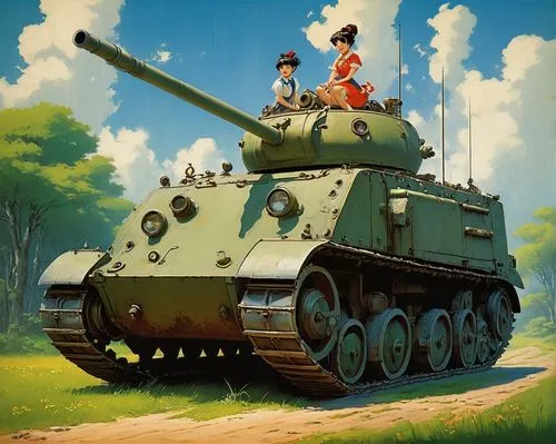 ghibli,tankette,studio ghibli,tankink,american tank,tankbuster,panzerkampfwagen,jagdpanzer,eugen,tanklike,uderzo,panzer,amuro,tankettes,lav,tank,miyazaki,tanks,hanomag,chomet,Illustration,Retro,Retro 10